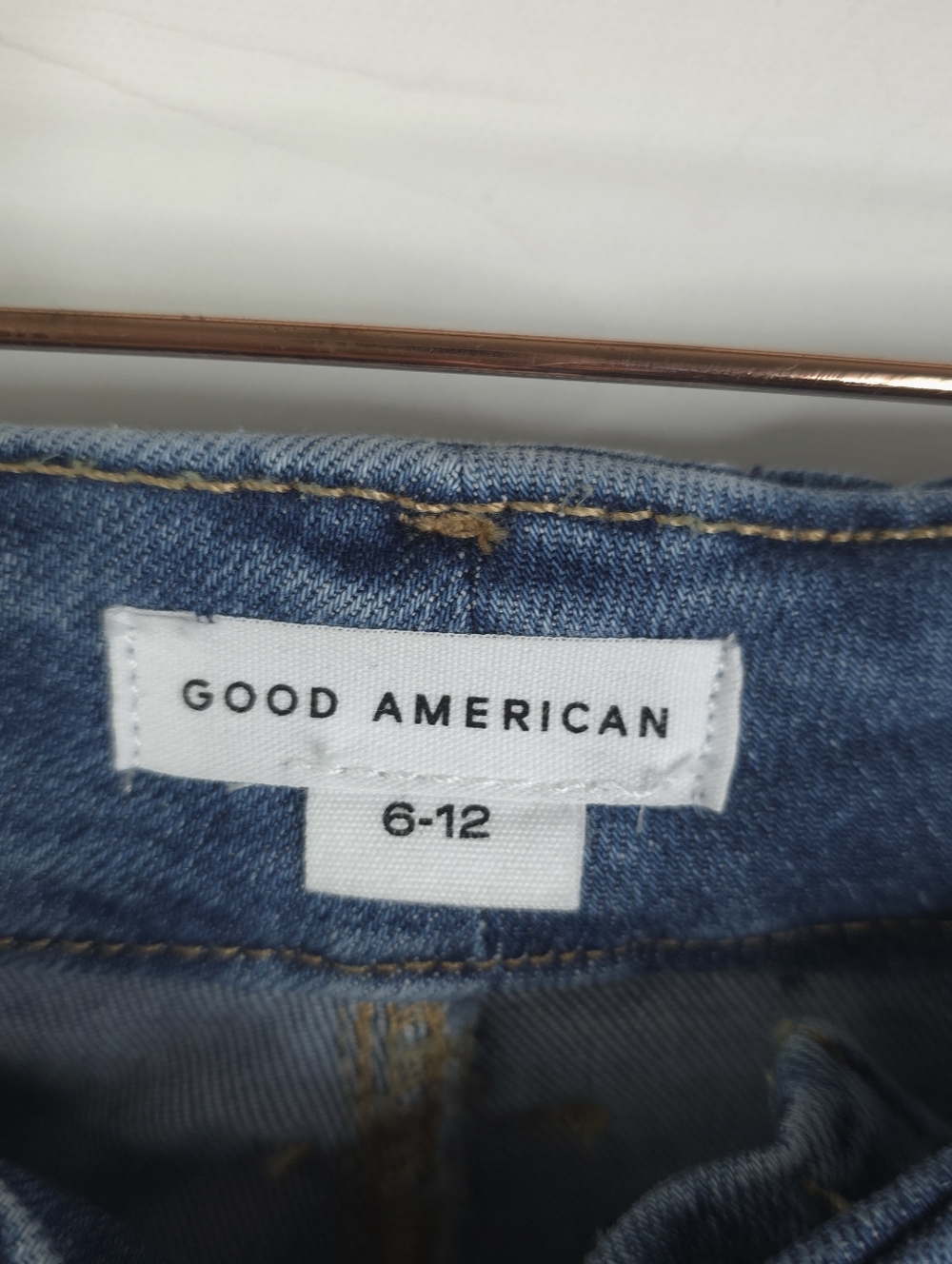 Good American Always Fit Super High Rise Straight Sz 6-12 28in Inseem - Picture 2 of 6